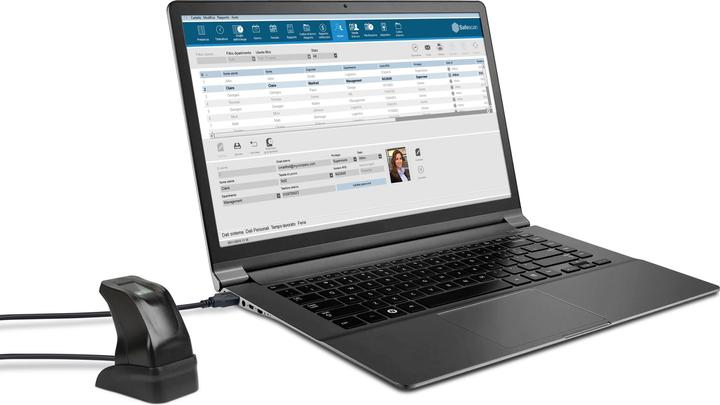 Actual product image TimeMoto FP-150 - USB fingerprint reader for easy enrolment of fingerprints on the