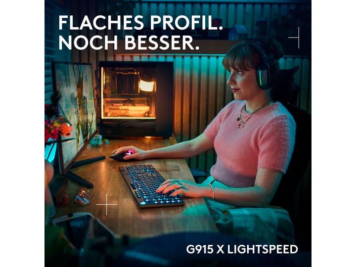 Image du produit Logitech G G915 X Lightspeed (CH, Filaire, Sans fil)