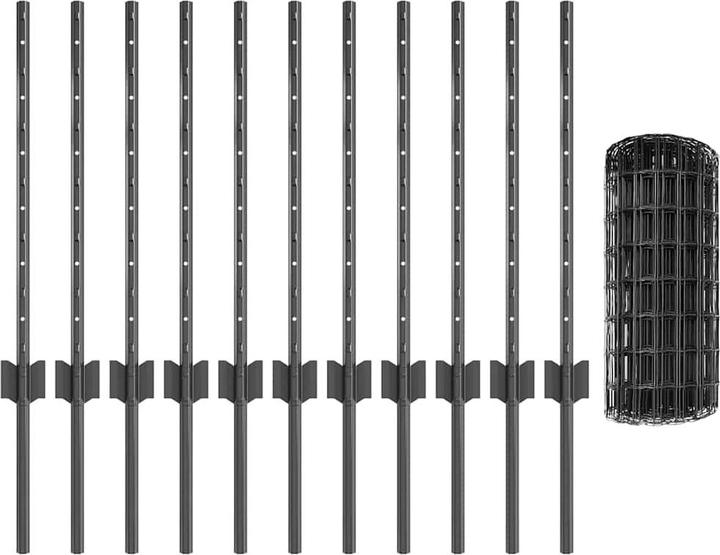 Produktbild vidaXL Stahlzaun