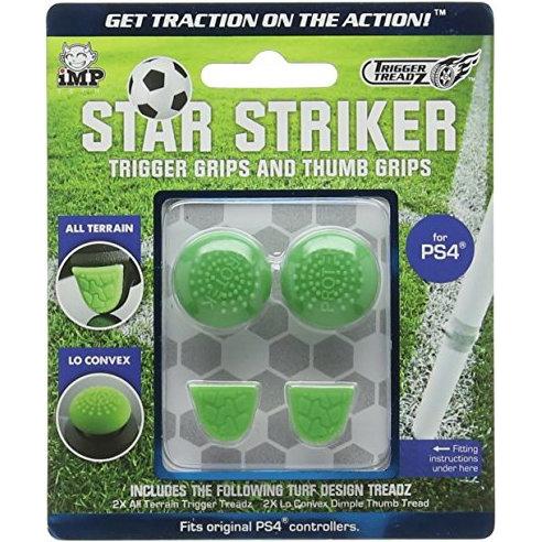 GED Trigger Treadz Star Striker (2 Trigger + 2 Grip) PS4 (PS4), Gaming Controller Zubehör