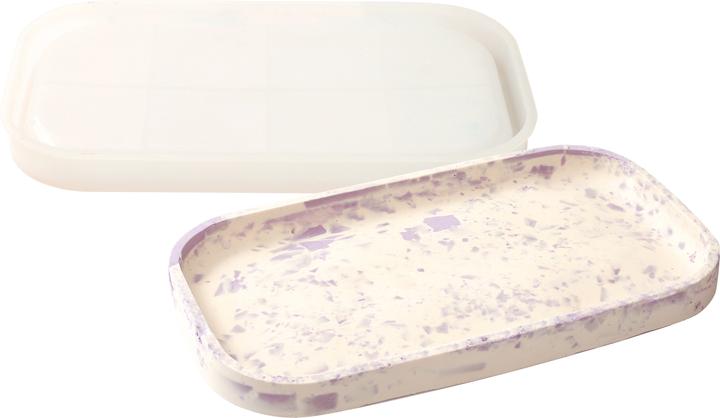Produktbild Jesmonite Giessform Schale, 26.4 cm x 15.1 cm x 2,2 cm