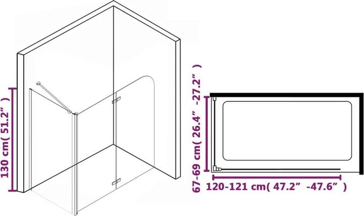 Produktbild vidaXL Fidan (120 cm, 68 cm, 130 cm)