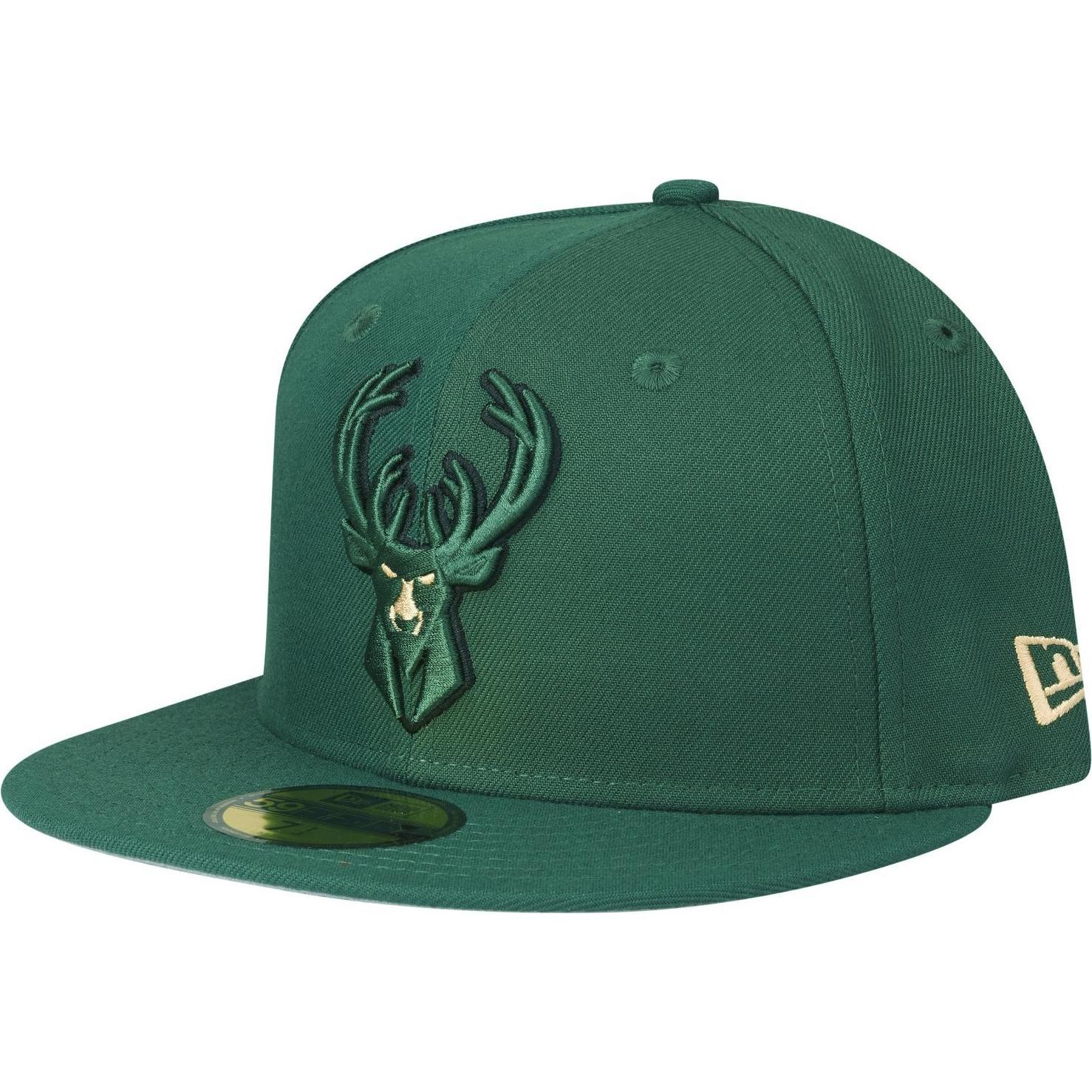 New Era, Herren, Cap, 59Fifty NBA Teams Sidepatch, Grün, (7 1/2)