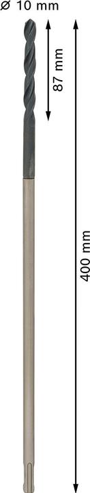 Image du produit Bosch Professional Zubehör Foret d'installation PRO Wood HSS, 10 x 87 x 400 mm (10 mm)