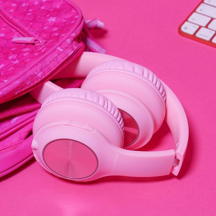 Actual product image PowerLocus PLED Bluetooth-Kinderkopfhörer pink