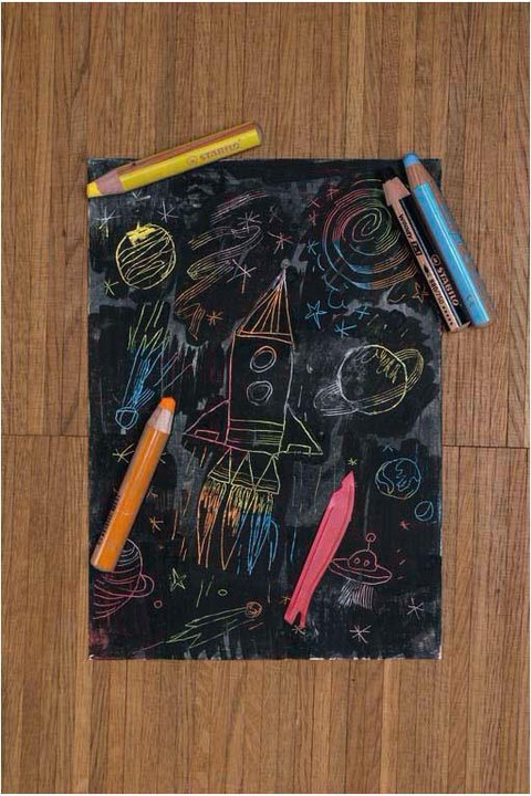 Actual product image STABILO woody 3 in 1 coloured pencil (Ultramarine blue, 1 x)