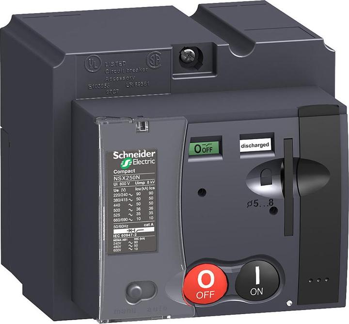 Produktbild Schneider Electric Motorantrieb MT250 Spulenspannung 220-240V ACTil NSX 250