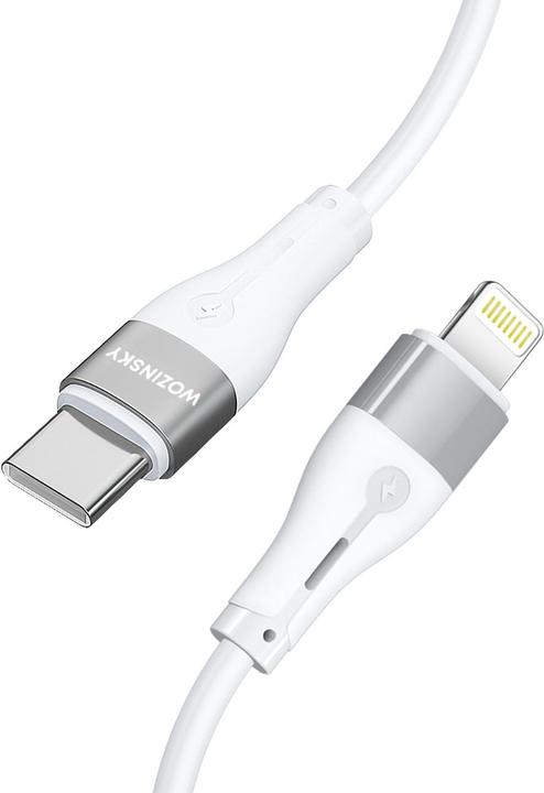 Immagine prodotto Wozinsky Cavo WSTCL2 Lightning / USB-C PD 27W 2 m - bianco (2 m, USB 3.2 Gen 2, 27 W)