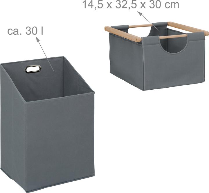 Produktbild Relaxdays Wäschekorb (30 l)