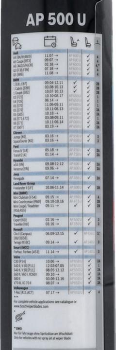 Productafbeelding Bosch Automotive Aerotwin AP500U