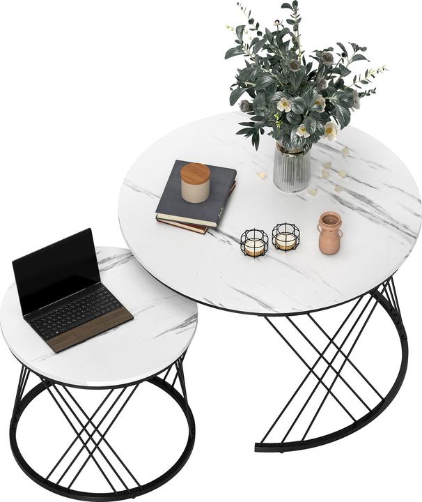 Image du produit Homcom Ensemble de tables basses