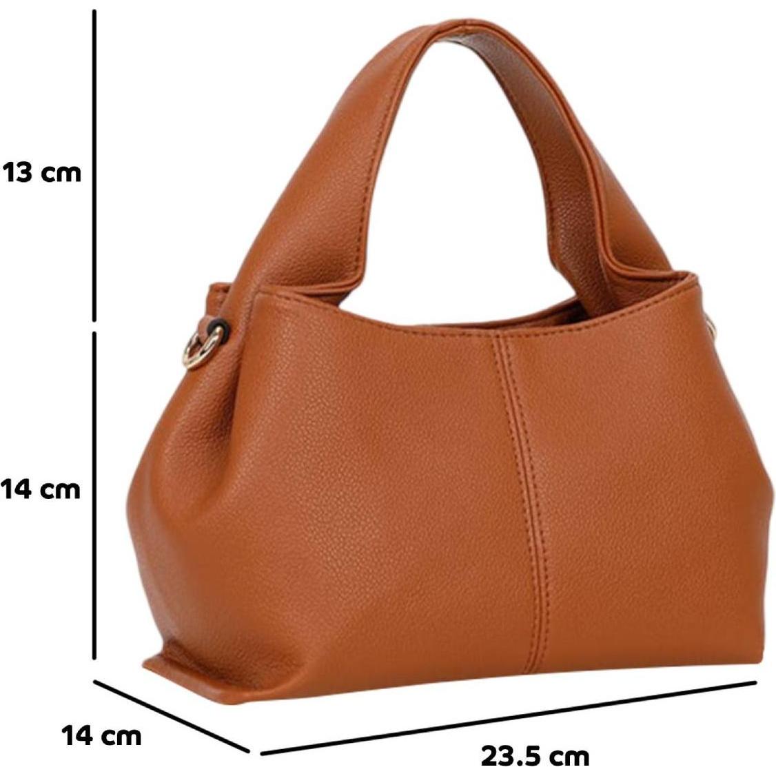 Gallantry, Tasche, HB-1963-2-BR Handtasche, Braun