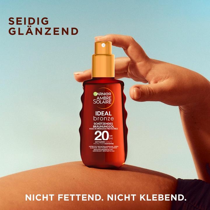 Immagine prodotto Garnier Ambre Solaire (Olio abbronzatura, SPF 20, 150 ml, 161 g)
