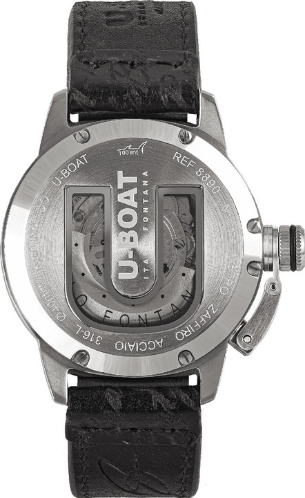 Immagine prodotto U-Boat 8890 Classico Vintage Automatico 40mm 10ATM (Fatto in Svizzera, 40 mm)