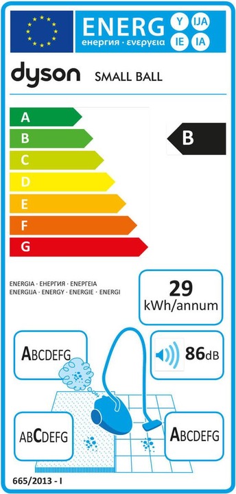 Energie-Label Dyson Small Ball Multifloor