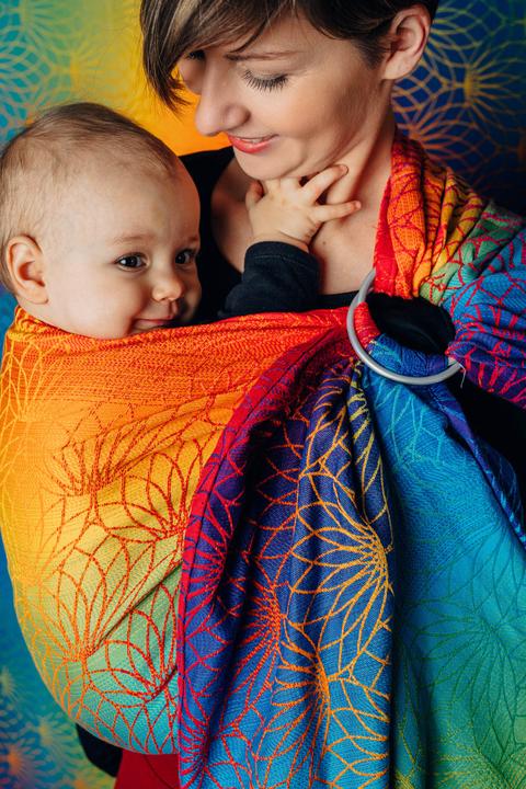 Produktbild Lennylamb Ring Sling - Rainbow Lotus (1.80 m)
