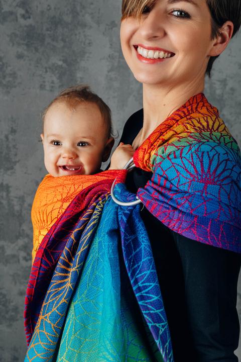 Produktbild Lennylamb Ring Sling - Rainbow Lotus (1.80 m)
