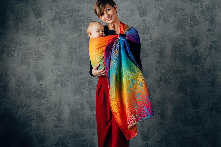 Produktbild Lennylamb Ring Sling - Rainbow Lotus (1.80 m)