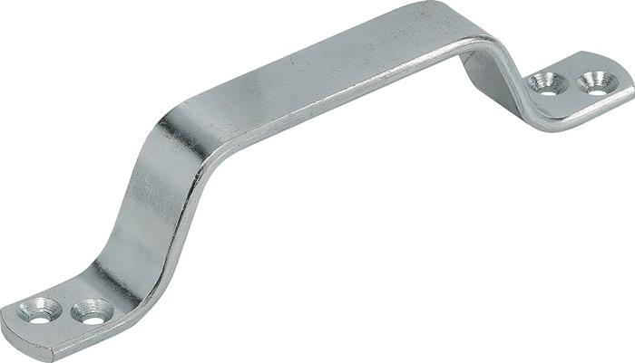Vormann Maniglia Lunghezza 160 mm Larghezza 20 mm Acciaio zincato blu Numero di fori 4
