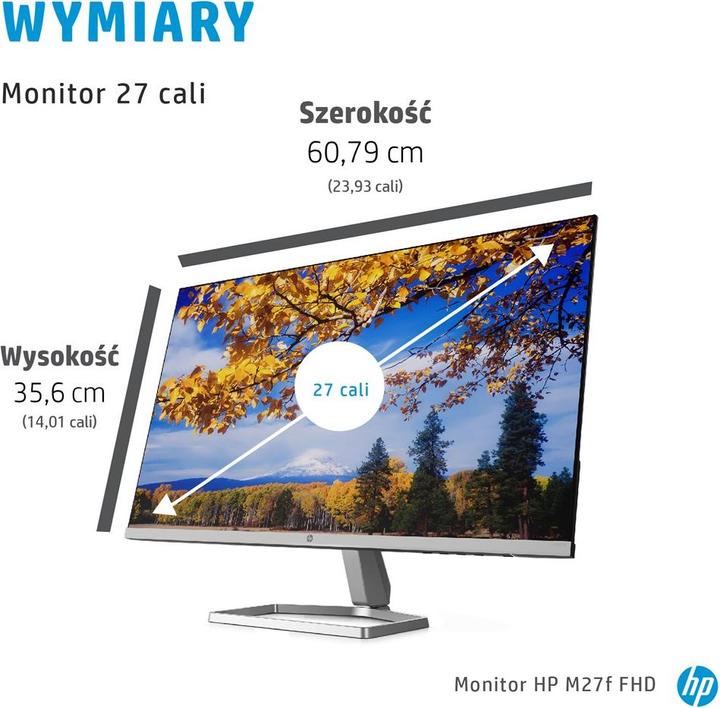 Actual product image HP M27f (1920 x 1080 pixels, 27")