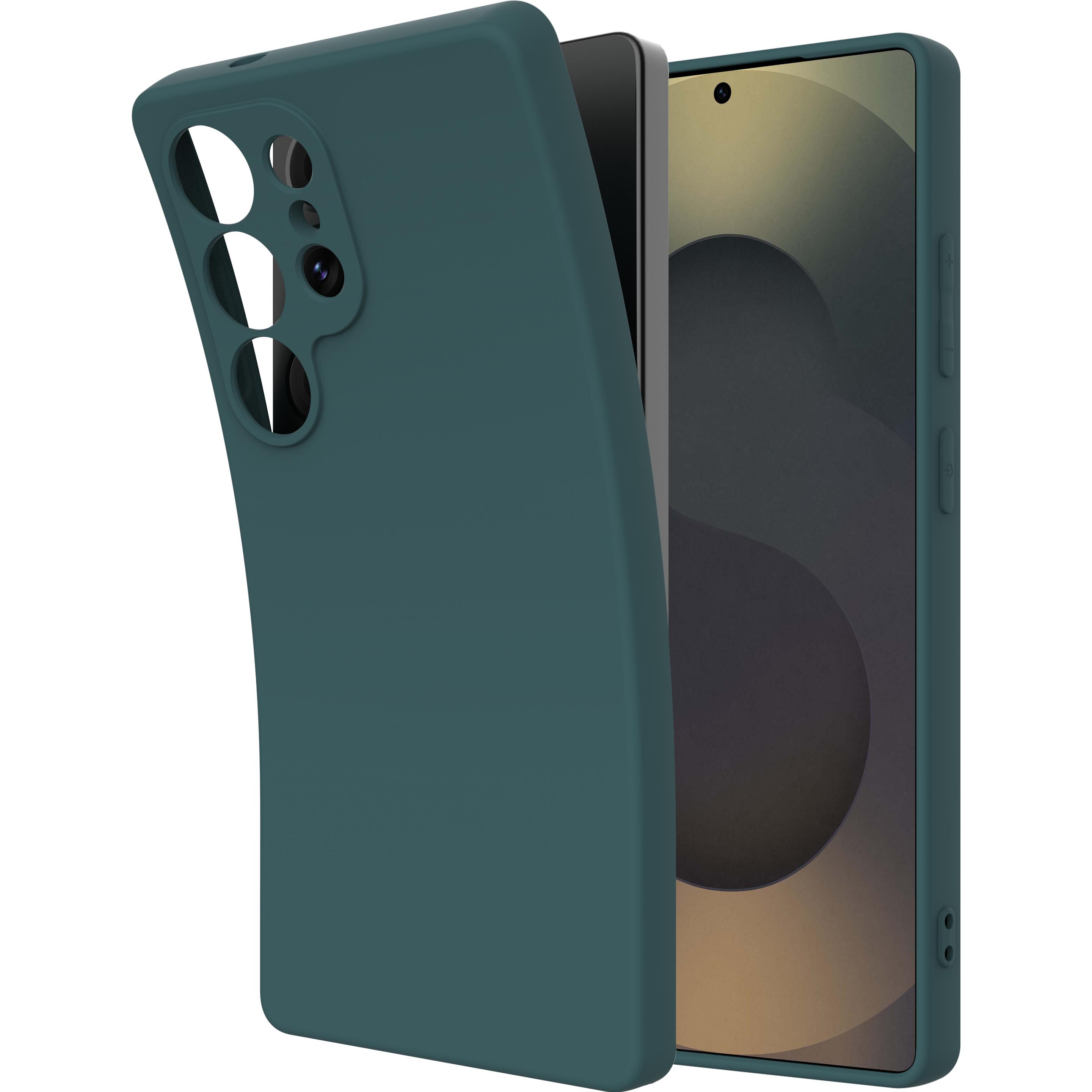 Cazy Silikon Hülle Soft TPU Schutz (Samsung Galaxy S25 Ultra), Smartphone Hülle, Grün