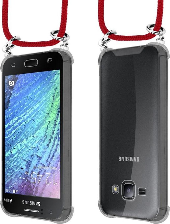 Produktbild Cadorabo TPU Handy Kette SILBER Cover