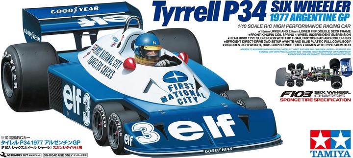 Tamiya Tyrrell P34 Sixwheeler 1977 GP Argentina - buy at Galaxus