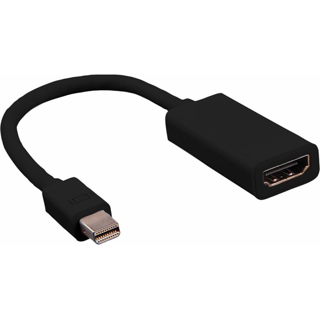 Value MiniDP a (HDMI, 1.40 cm), Adattatore dati + video, Nero