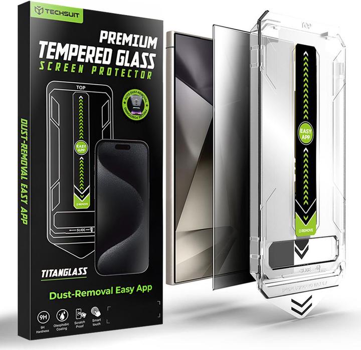 Actual product image Techsuit TitanGlass CrystalHD (1 pcs., Samsung Galaxy S24 Ultra)