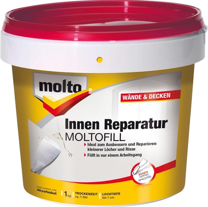 Molto Réparer l'intérieur du Moltofill (1000 g)