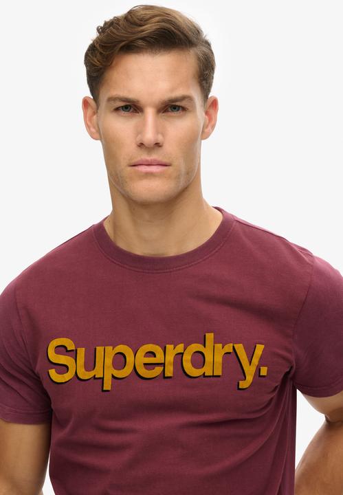 Actual product image Superdry Classic Core Logo Shadow Tee (M)