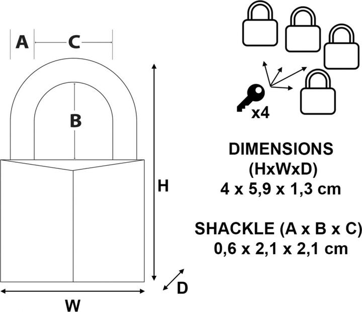 Immagine prodotto Master Lock 9140eurqnop