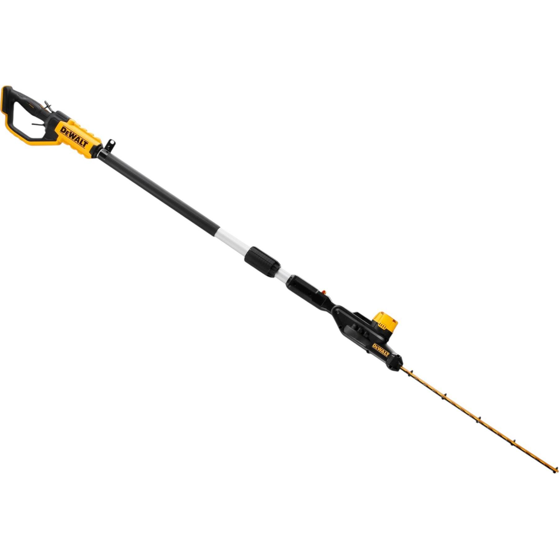 DeWalt, Heckenschere, DCMPH 566 H2 Akku Stabheckenschere 18 V 55 cm + 2x Powerstack Akku 5,0 Ah + Ladegerät (Akkuheckens...