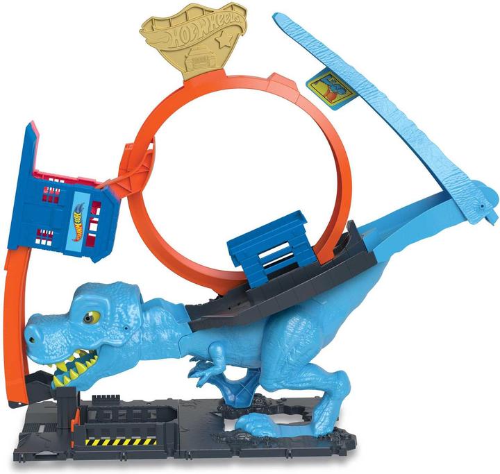 Actual product image Mattel City T-Rex Chomp Down SIOC