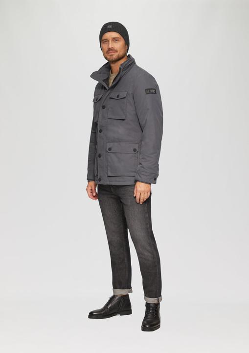 Actual product image S.Oliver Mütze Strickmütze mit Umschlag und Logo-Patch (One size)