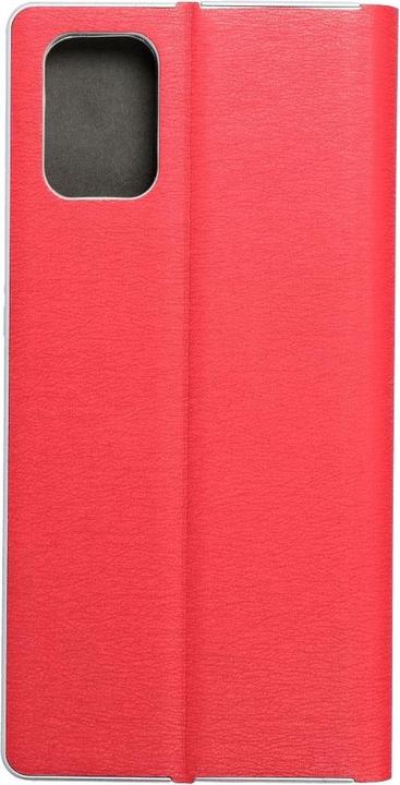 Produktbild König Design Handyhülle für Samsung Galaxy A71 Schutztasche Wallet Cover 360 Case Etuis Rot (Samsung Galaxy A71)