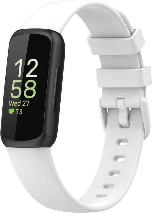 Cover-Discount Fitbit Inspire 3 - Silicone vervangende armband wit (Silicone)
