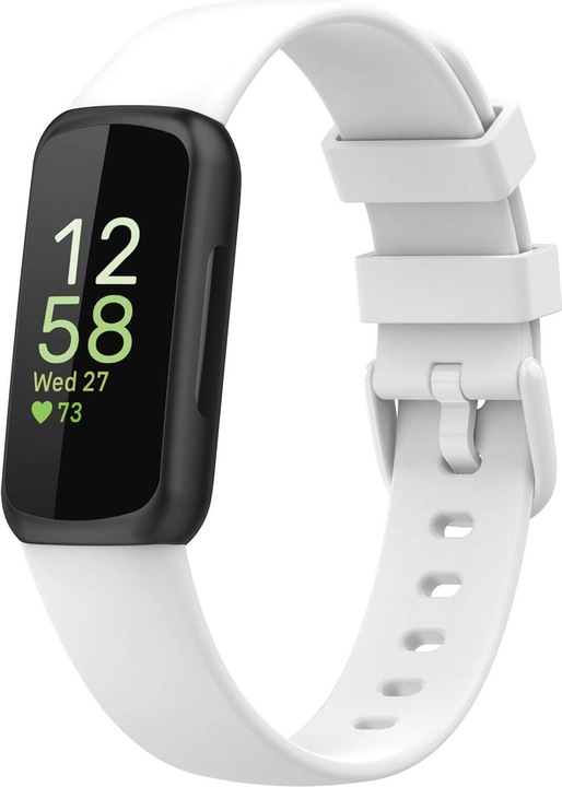 Immagine prodotto Cover-Discount Fitbit Inspire 3 - Bracciale di ricambio in silicone bianco (Silicone, Ispirare 3)