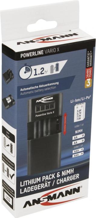 Actual product image Ansmann Powerline Vario X (1 pcs., AAA, AA, Chargers without battery)
