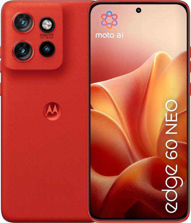 Produktbild Motorola Edge 60 Neo (256 GB, PANTONE Poinciana, 6.36", Dual SIM, 5G)