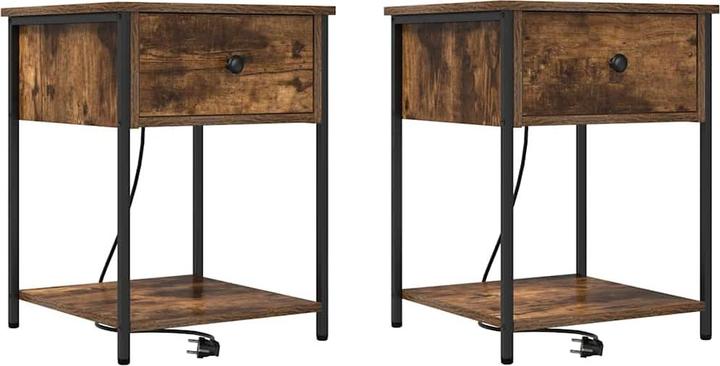 Produktbild vidaXL Moderner Nachttisch (42 x 41 x 56 cm)