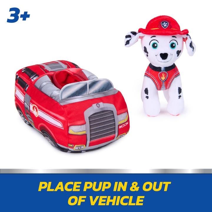 Actual product image Paw Patrol PAW PLH 2in1 Rescue Plush Marshall GML