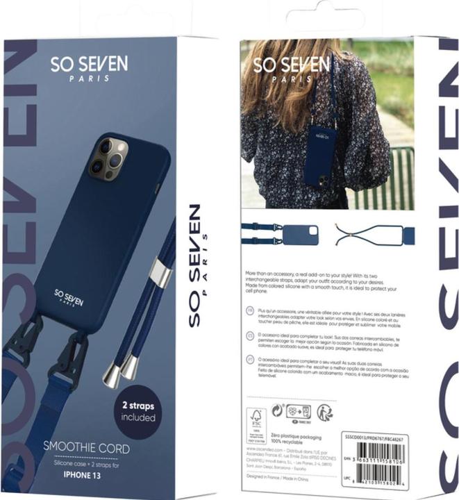 Actual product image So Seven Coque Smoothie Cord Bleu Iphone 13 (Apple iPhone 13)