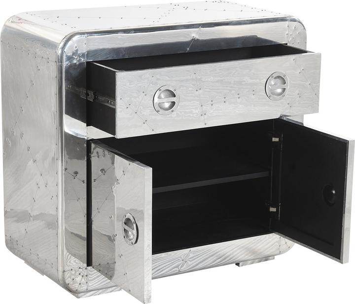 Image du produit SIT Möbel Commode Aero argent (80 x 90 x 40 cm)