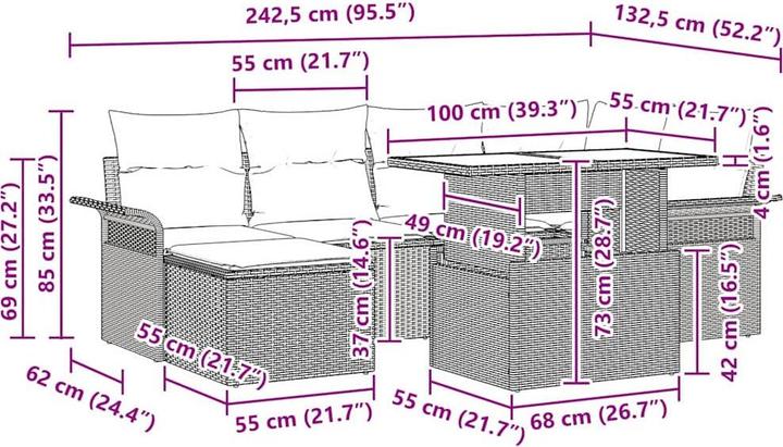 Produktbild vidaXL Camilo