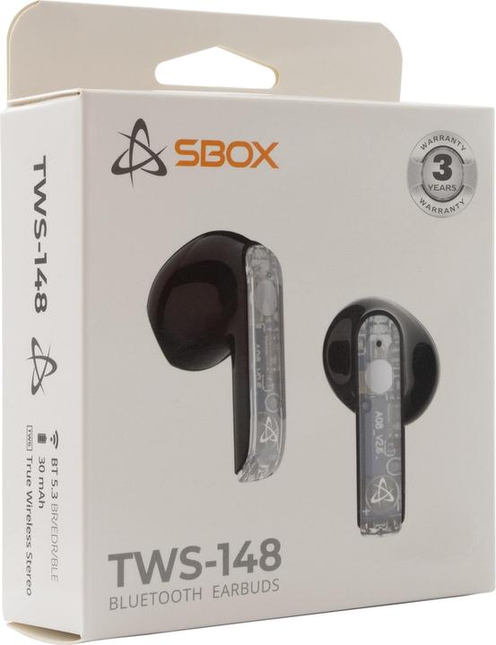 Produktbild Sbox EB-TWS148 Black (4 h, Kabellos)