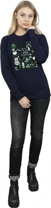 Immagine prodotto Elf Infographic Poster Felpa Donna (S)