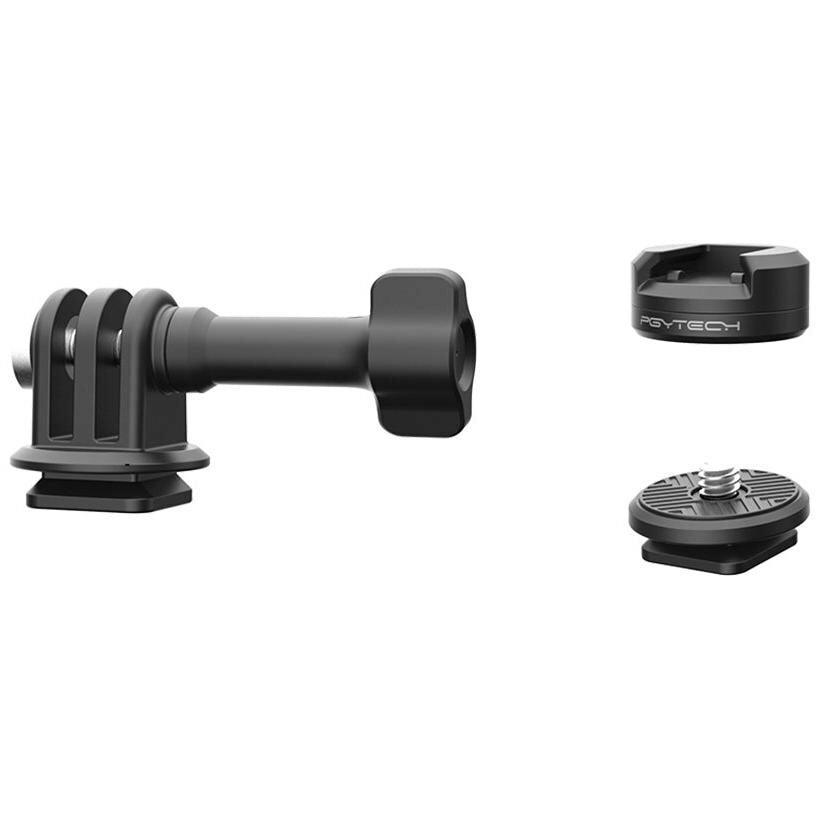 Pgytech CapLock Action Camera Quick Release Set, Accessori action cam, Nero