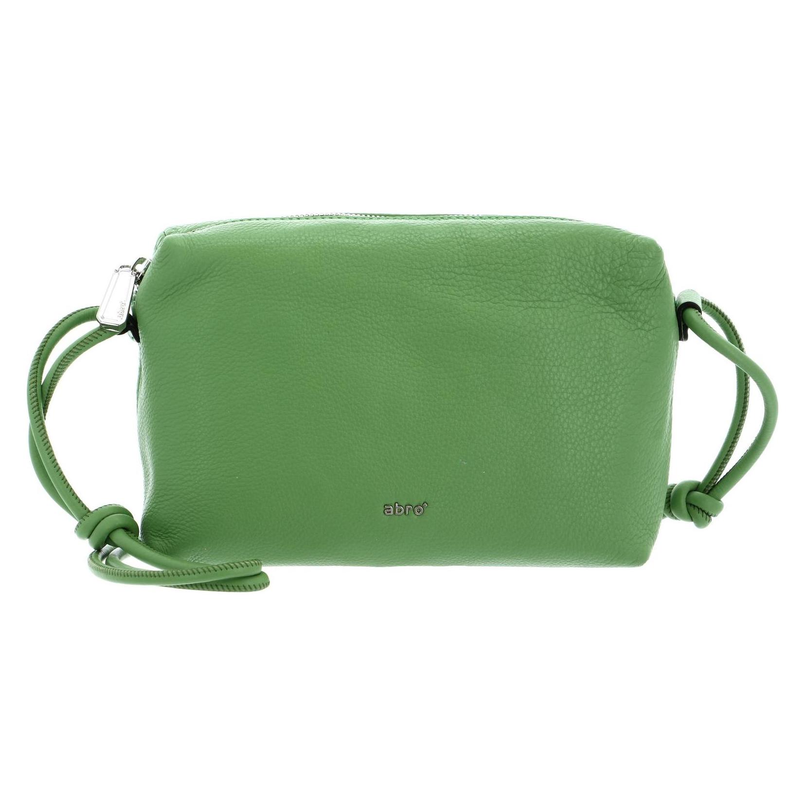 Abro, Damen, Handtasche, Leather Dalia Crossbody Bag Knotted Big, Grün