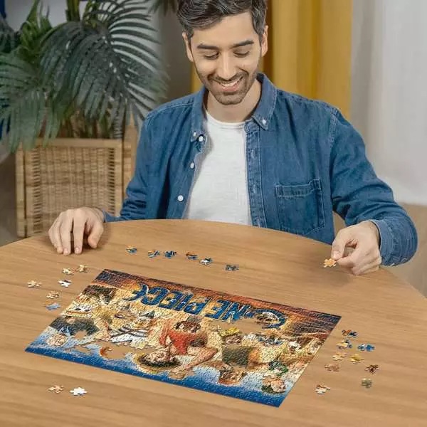 Actual product image Ravensburger Puzzle 12001499 - The Adventures of the Straw Hat Pirates - 500 piece jigsaw puzzle for (500 pieces)